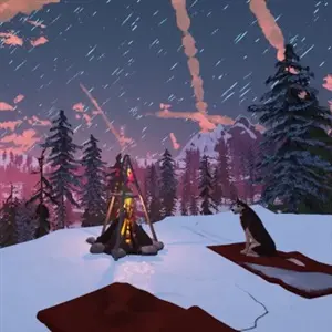 Long Drive North: Co-Op RV Simulator - Acampamento com Fogueira