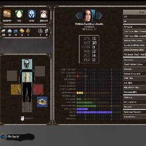 Ludus Mortis - Estatísticas de Personagem