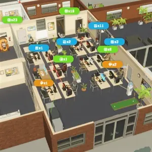 Mad Smartphone Tycoon - Salas de Escritório