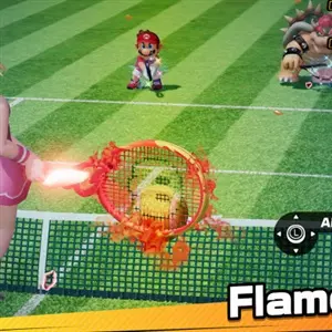 Mario Tennis Fever - Golpe de fogo