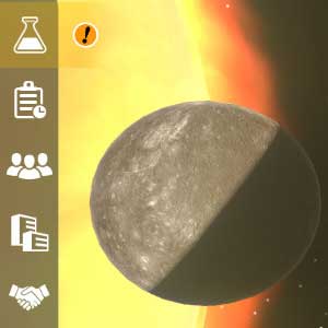 Mars Horizon Mercúrio e Vénus