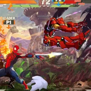 Marvel Tokon Fighting Souls - Homem-Aranha vs Homem de Ferro