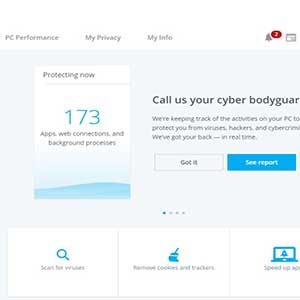 Mcafee Antivirus Plus Janela Principal