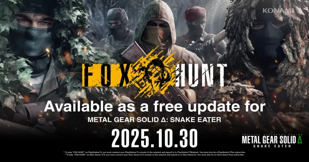 Metal Gear Solid Delta Snake Eater Fox Hunt