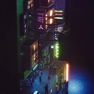 Midnight Moments - Layout do beco