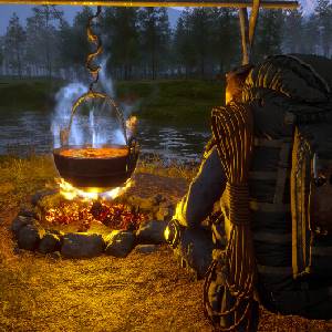 Mike goes on hike - Cozinhando