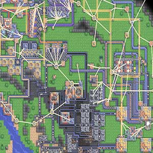 Mindustry - Mapa planetário verde