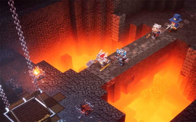 Minecraft Dungeons World Map é enorme revelado Dev 