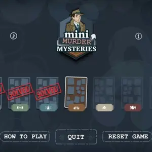 Mini Murder Mysteries - Lista de casos