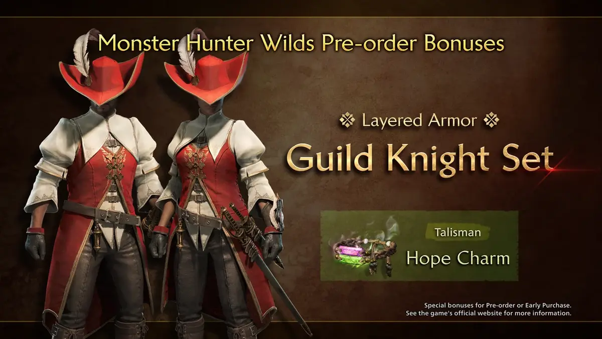Monster Hunter Wilds Switch 2 Preorder Bonus
