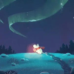 Moomintroll: Winter's Warmth – Aurora Boreal