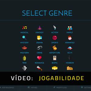 Movies Tycoon - Jogabilidade