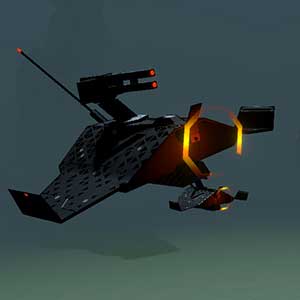 Nave espacial a voar