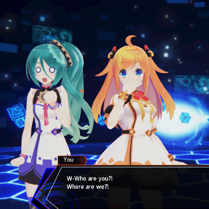 Neptunia Virtual Stars diálogo