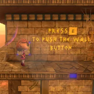 Nia: Jewel Hunter - Apertar o botão da parede