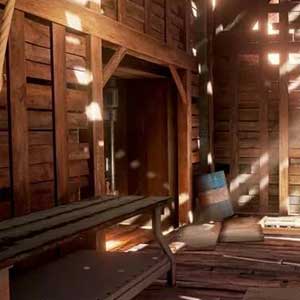 Casa de madeira velha