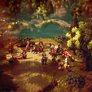 Octopath Traveler 2 Acampamento Da Festa