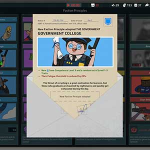 Organs Please - Princípios das Facções