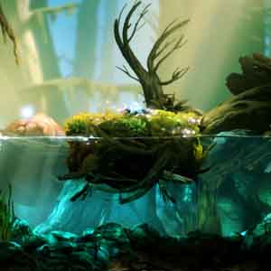 Ori and the Blind Forest - A flutuar sobre a água