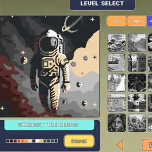 Paint by Pixel 3 - Seleção de Nível