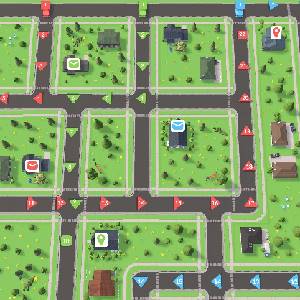 Parcel Master - Motorista Azul