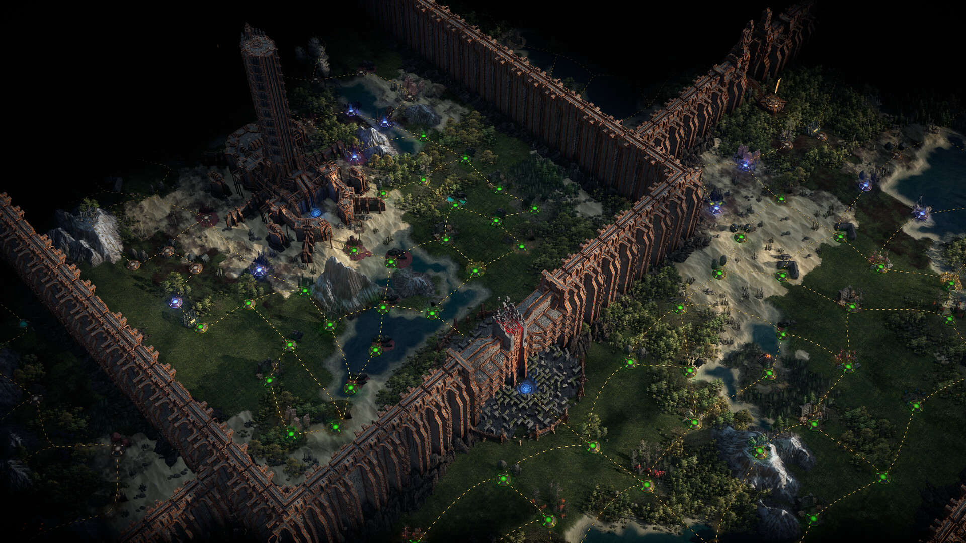 Artwork de Path of Exile 2 Early Access com o ambiente dark fantasy do RPG de ação