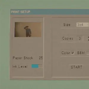 Photomaly - Configuração de Impressão