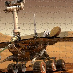Pixel Puzzles SPACE Jigsaws - Rover de Exploração