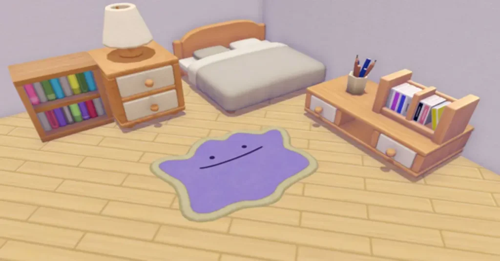 Pokemon Pokopia Ditto Rug