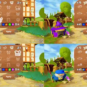 Potato Arena - Personalização de Personagens