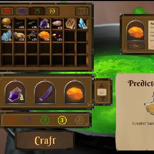 Potions A Curious Tale - Poção da Tempestade de Areia Maior