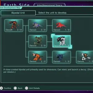 R-Type Tactics 1 & 2 Cosmos - Mapa de Desenvolvimento de Unidades