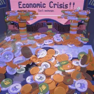 RACCOIN: Coin Pusher Roguelike – Crise Econômica