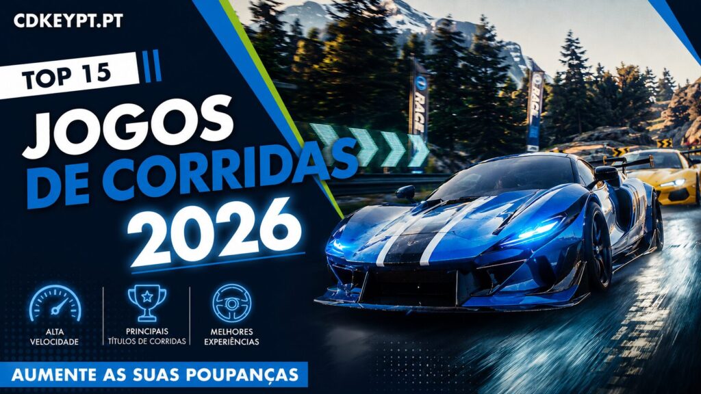 Top 15 jogos de corrida de 2026