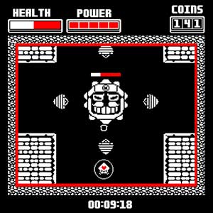 Bonitos gráficos de arte monocromáticos em pixel