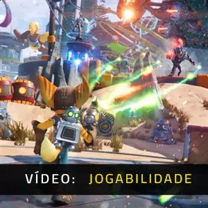 Ratchet & Clank Rift Apart - Jogabilidade do vídeo