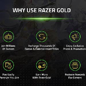 Razer Gold Gift Card - Porquê Razer Gold