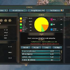 Realpolitiks 3 Earth and Beyond - Despesas Econômicas