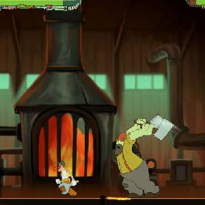 Redneck Ed Astro Monsters Show Lenhador