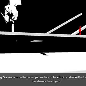 a ausência assombra-o