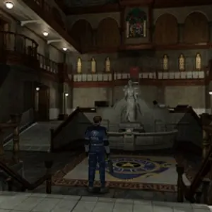 Resident Evil 2 1998 - Salão principal