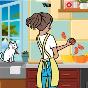 Rhythm Heaven Groove - Cozinha de cortar e Picar