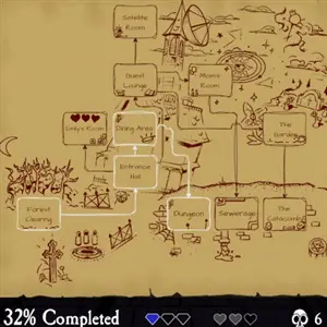 Riddlewood Manor - Mapa da Casa