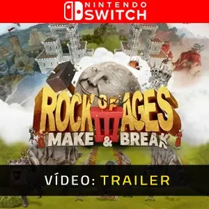 Rock of Ages 3: Make & Break Nintendo Switch - Trailer do Vídeo