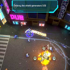 destruir os geradores de escudos