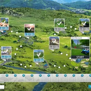 RollerCoaster Tycoon World - Mapa da Floresta