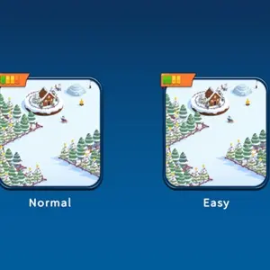 Santa Slide Rush - Dificuldade