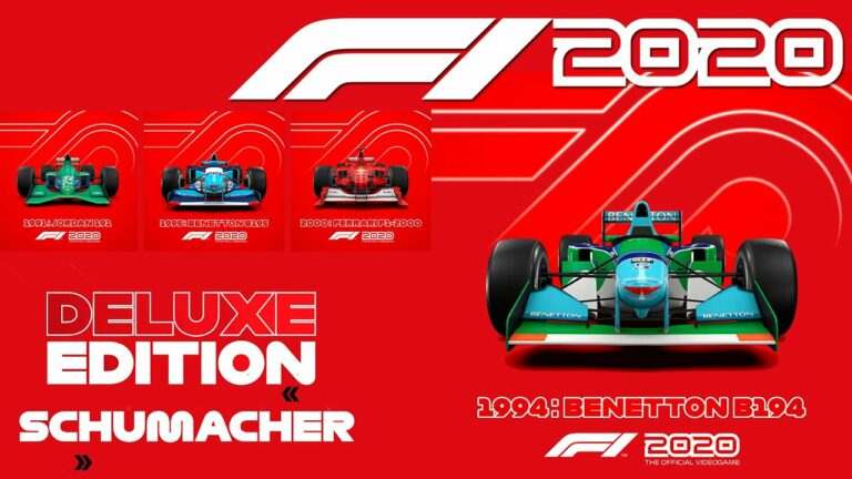 F1 2020 Deluxe Schumacher Edition free codes