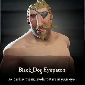 Sea of Thieves Black Dog Pack Eyepatch
