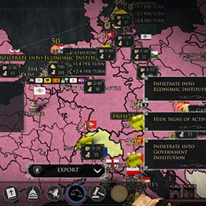 Detailed map on the government